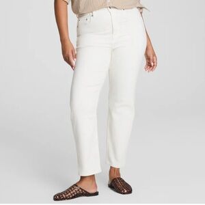 SPANX Cream Denim Jeans
